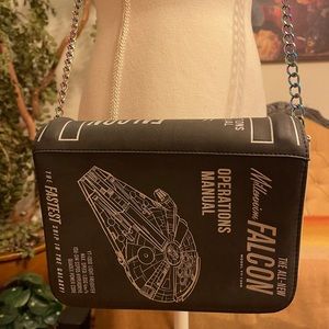 Star Wars Millennium Falcon manual book purse
